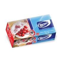 کیسه زیپ دار ۱۸*۲۰ رافونه ۴۰ عددی 