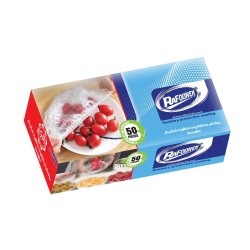 کیسه زیپ دار ۱۸*۲۰ رافونه ۴۰ عددی 